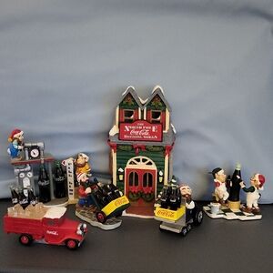 Coca Cola North Pole Bottling Works Set